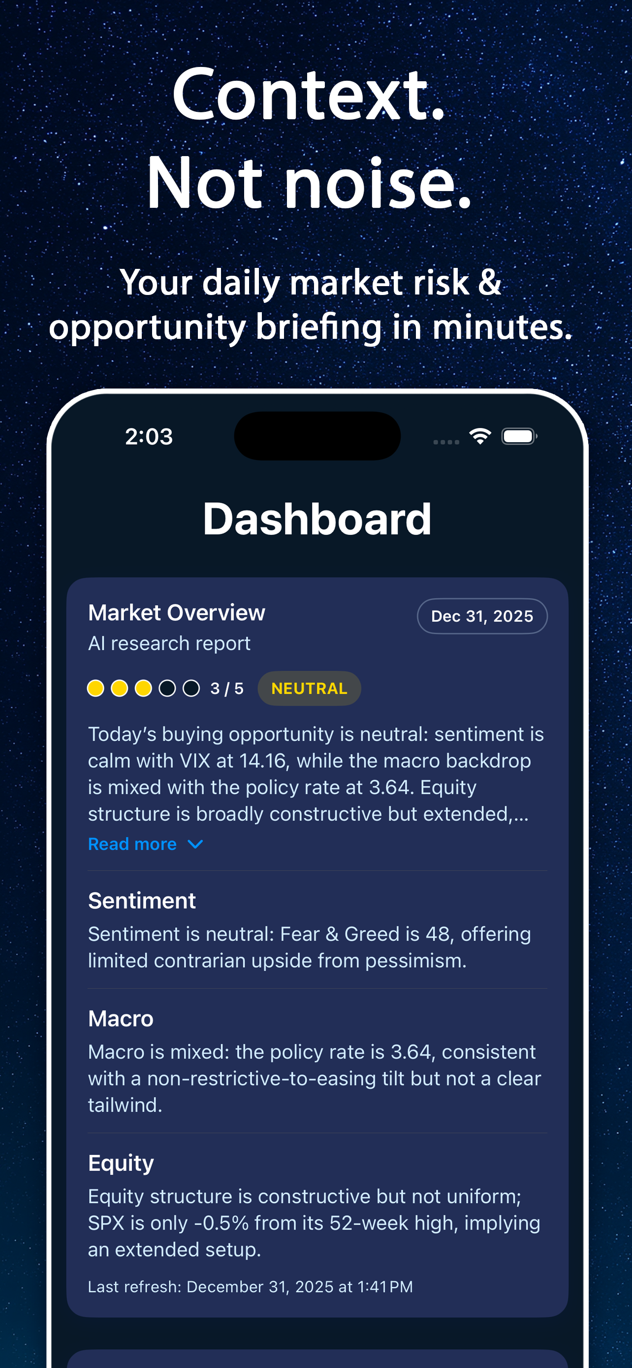 Screenshot 2 of Market Compass