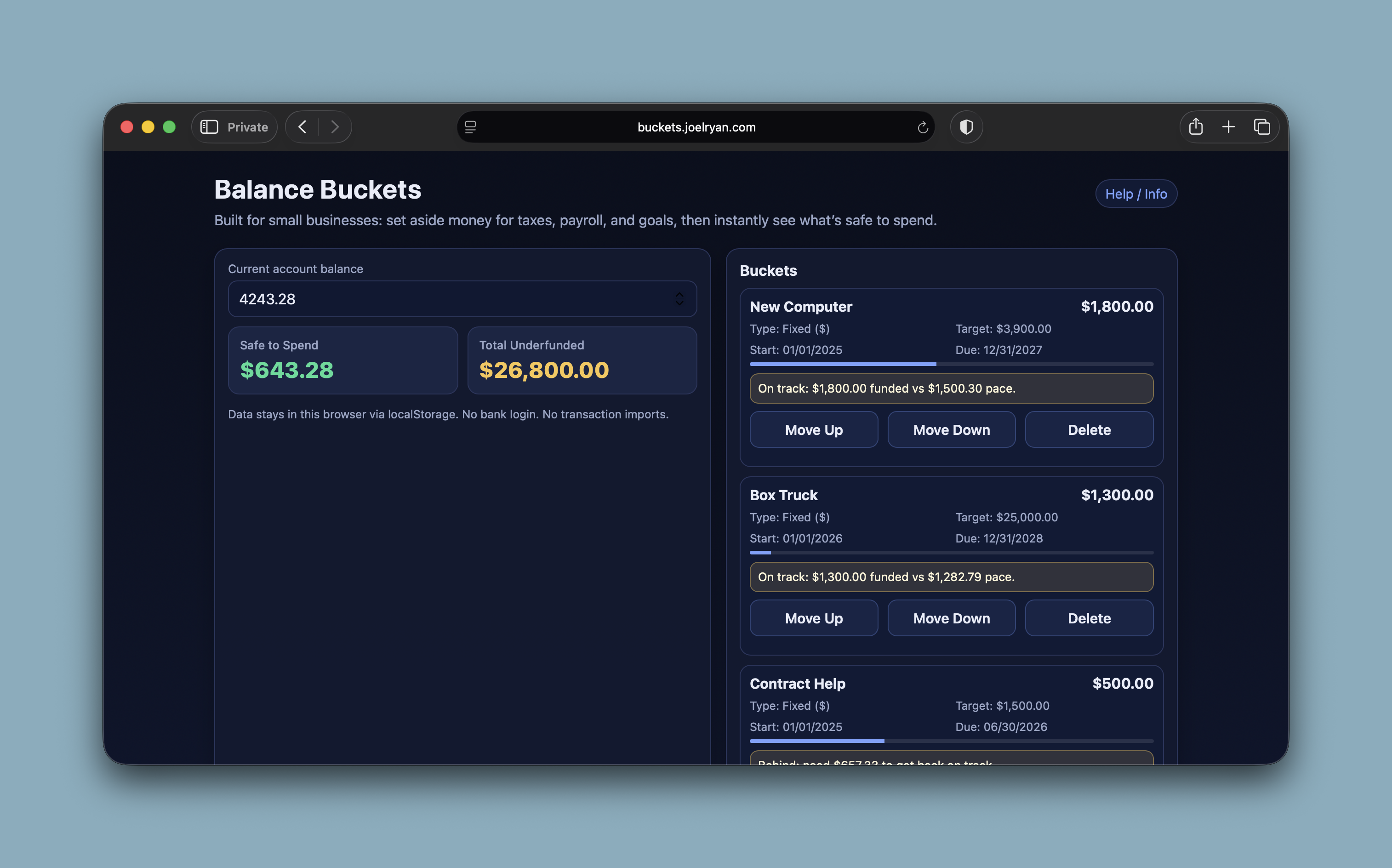 Screenshot 3 of Balance Buckets