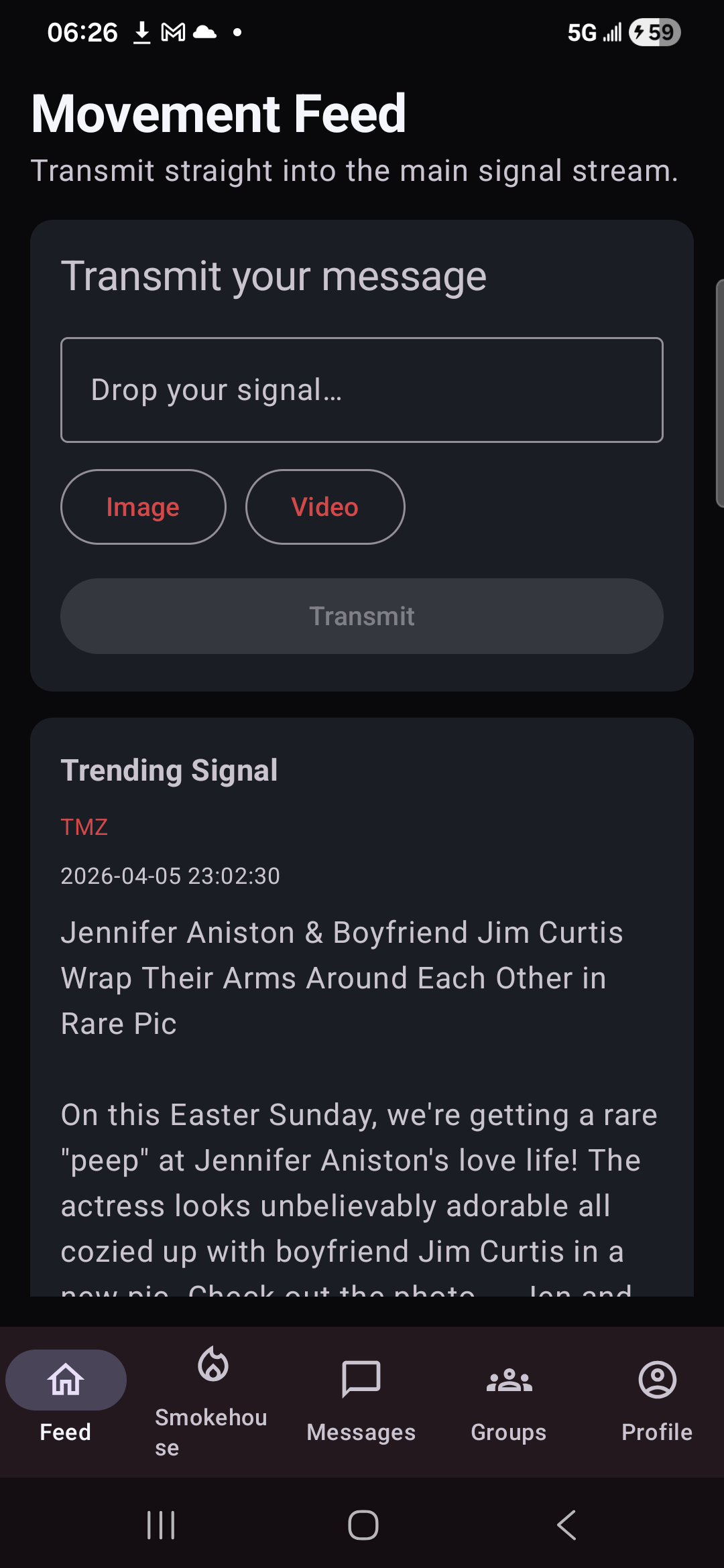 Screenshot 2 of RawRebelSocial