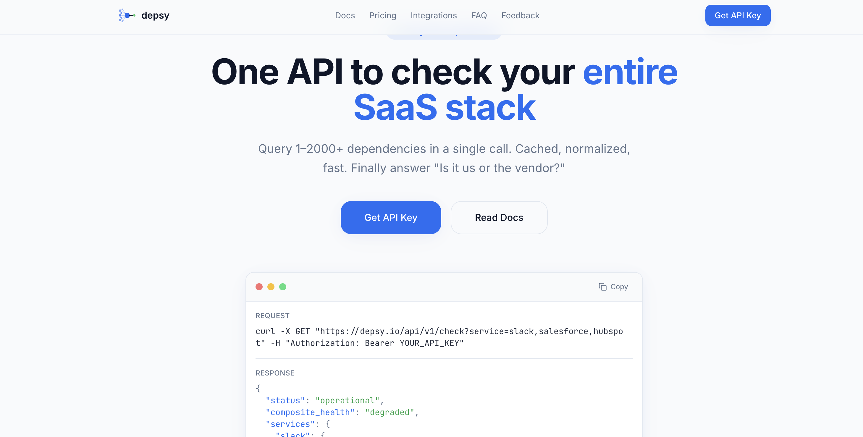 Screenshot 1 of Depsy