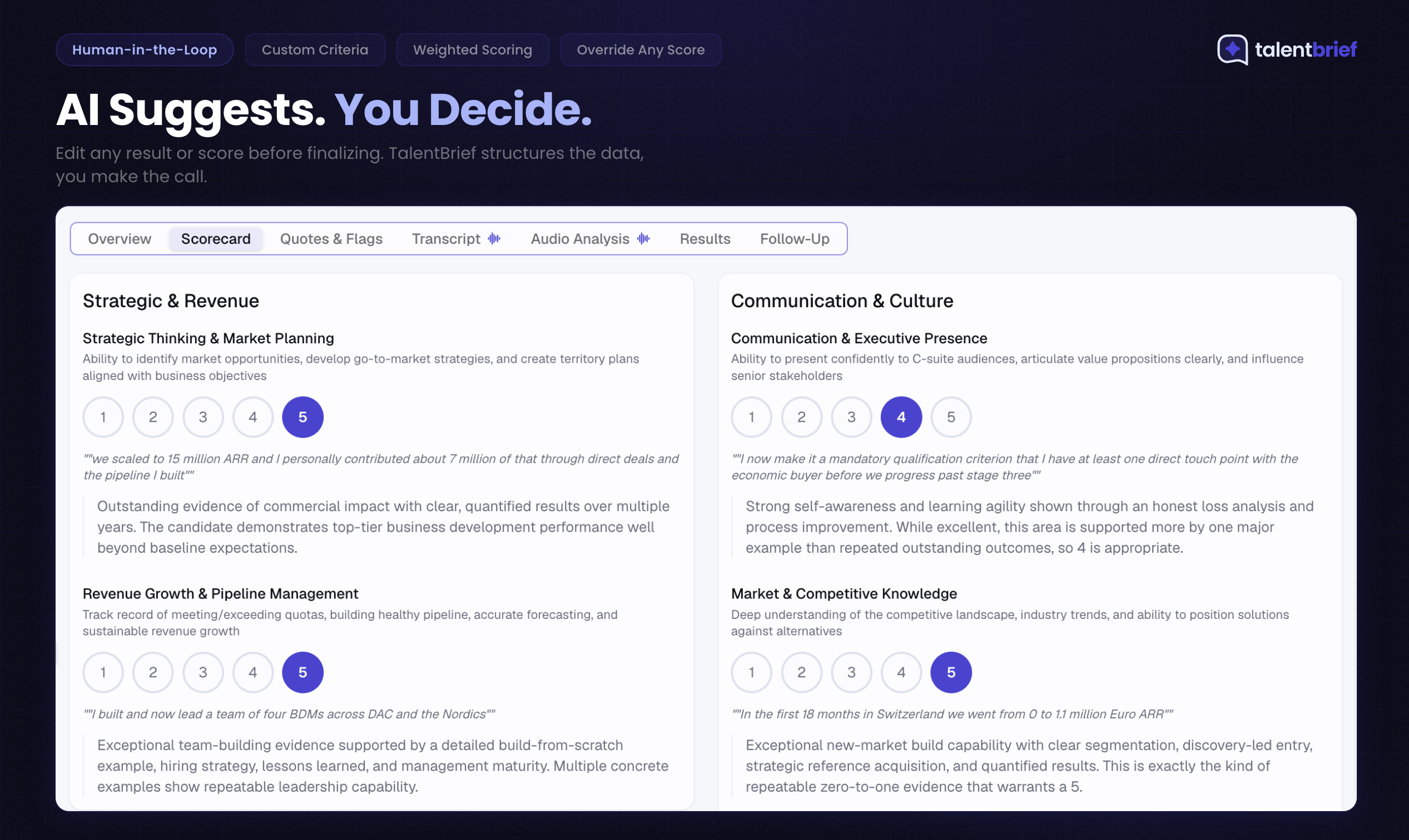 Screenshot 5 of TalentBrief