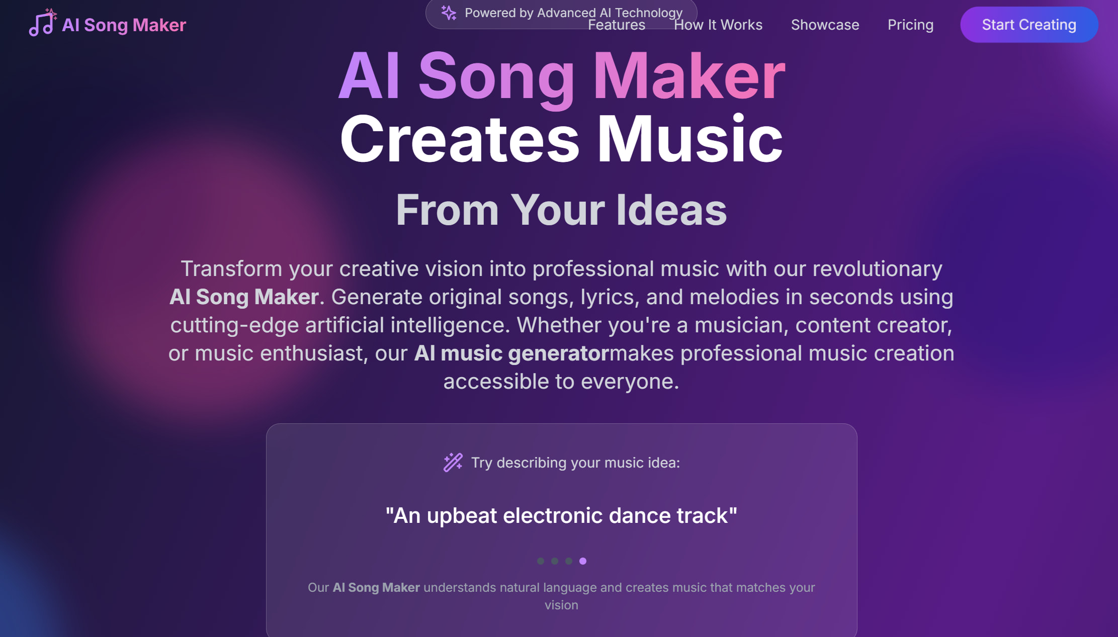 Screenshot 1 of AI Song Maker