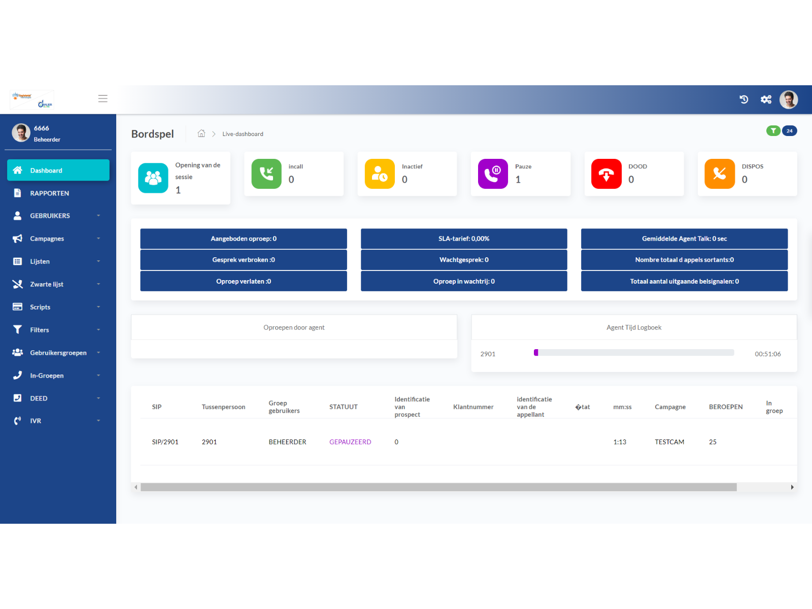 Screenshot 1 of Multi-Language  Dialer Solution: