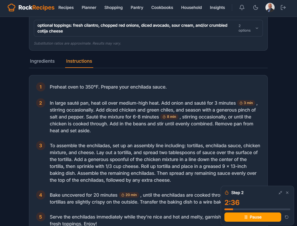 Screenshot 6 of Rock Recipes