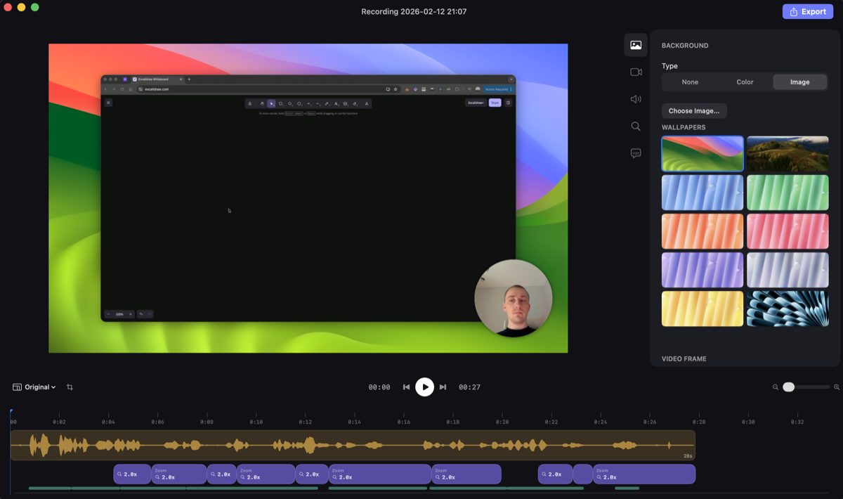 Screenshot 1 of AfterCut — Screen Recorder