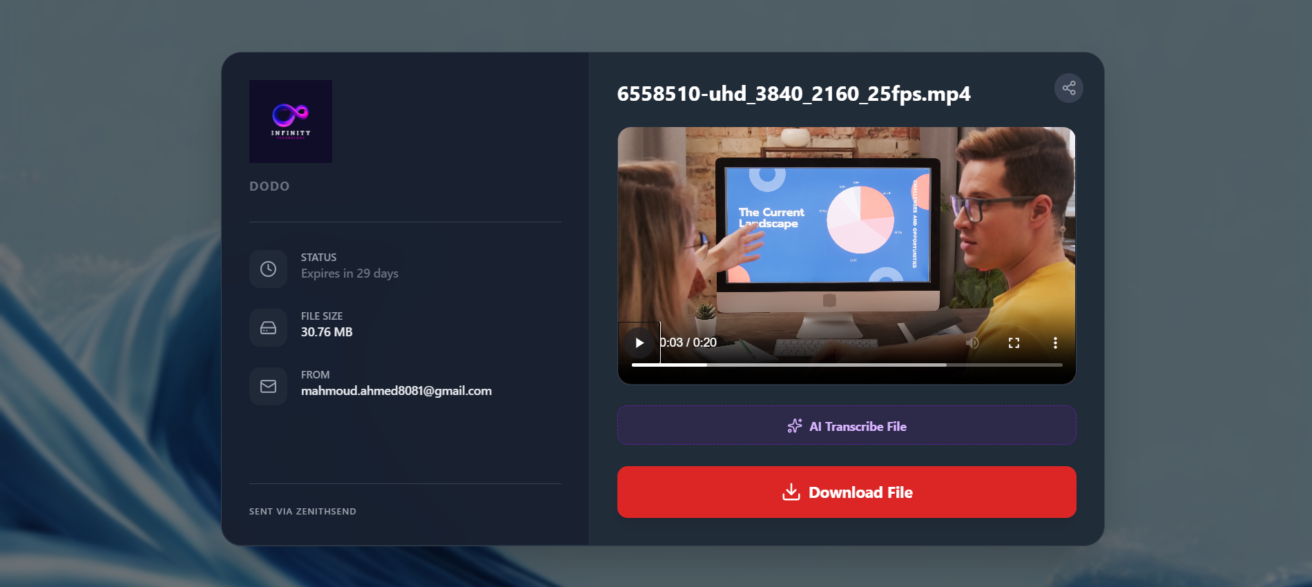 Screenshot 3 of Zenith Send