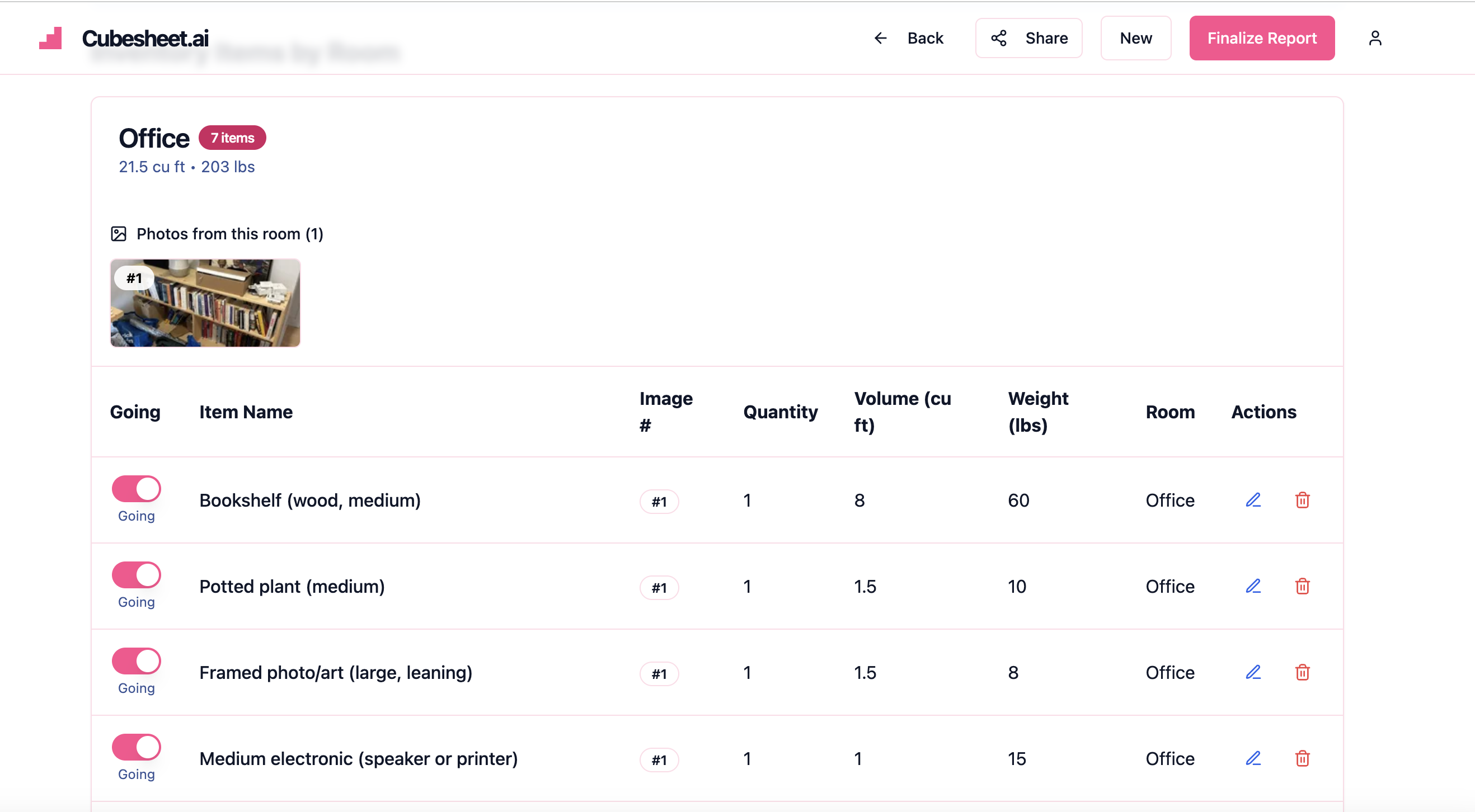 Screenshot 3 of Cubesheet.ai