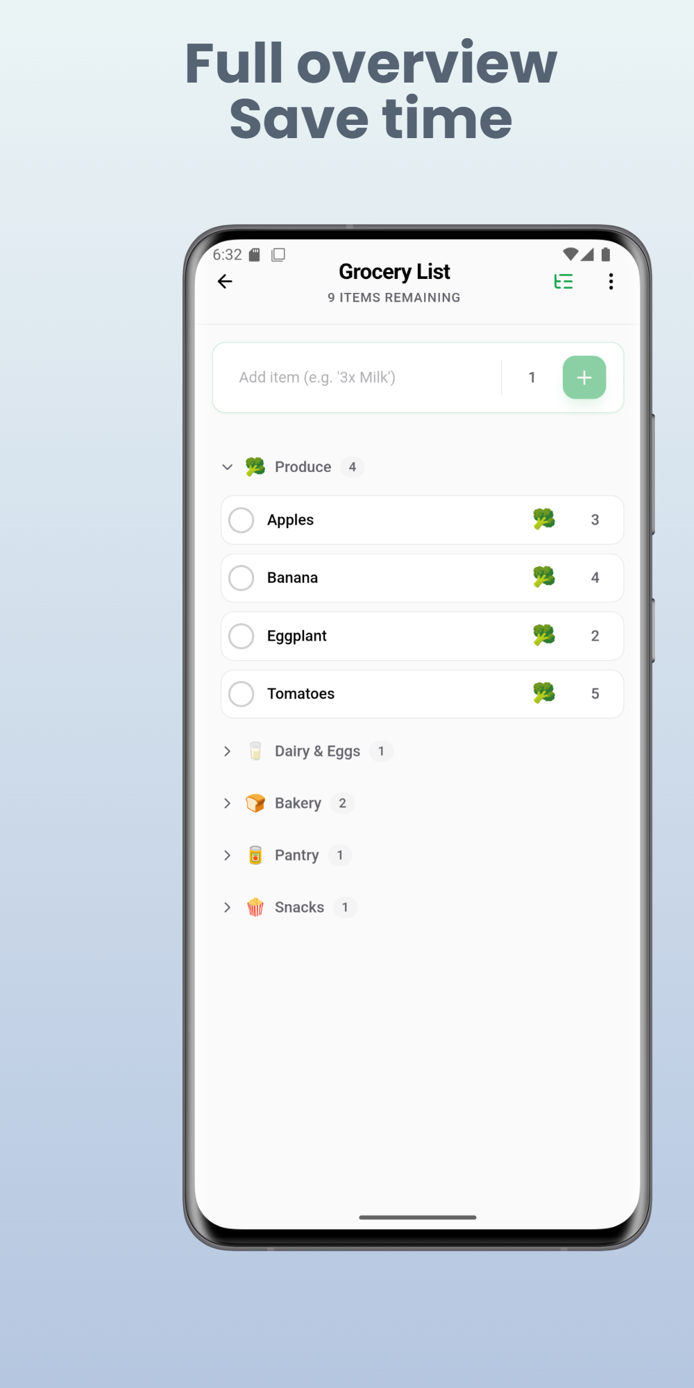Screenshot 4 of Grocery List: Shopping Lister