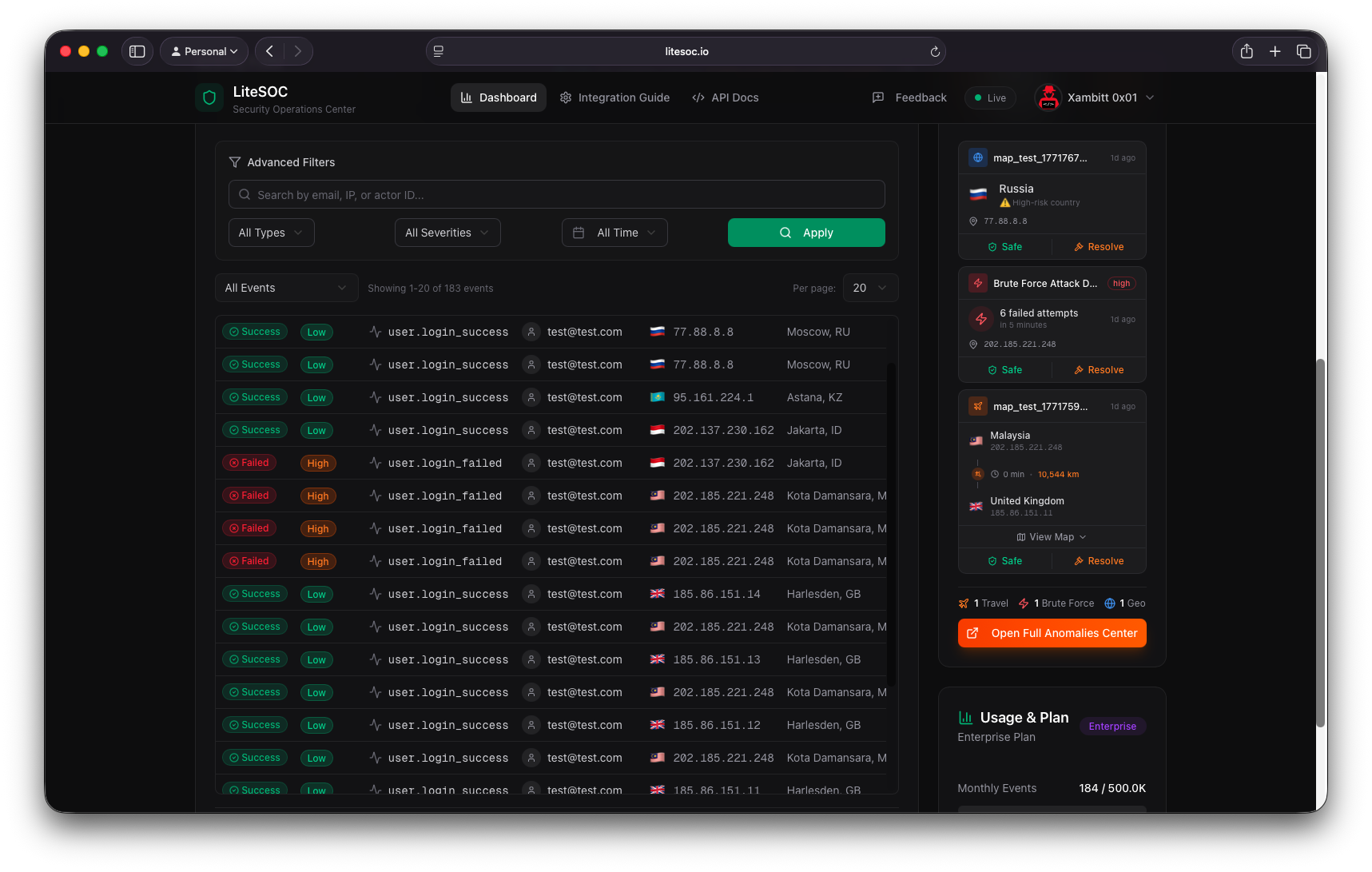 Screenshot 3 of LiteSOC