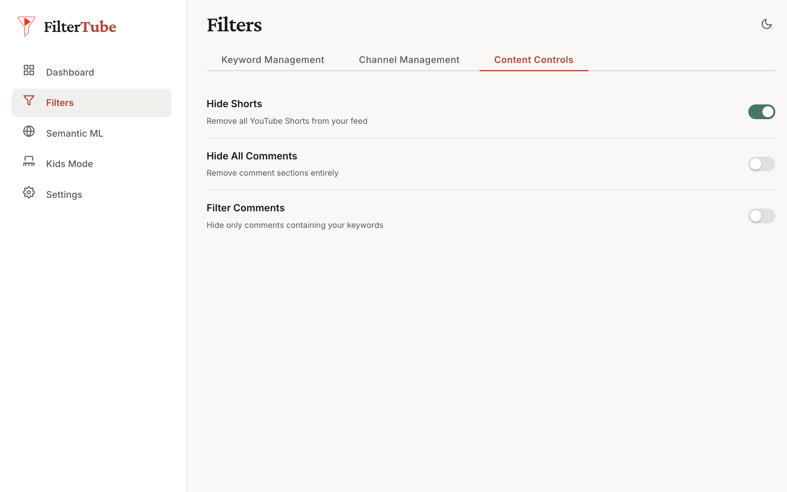 Screenshot 6 of FilterTube