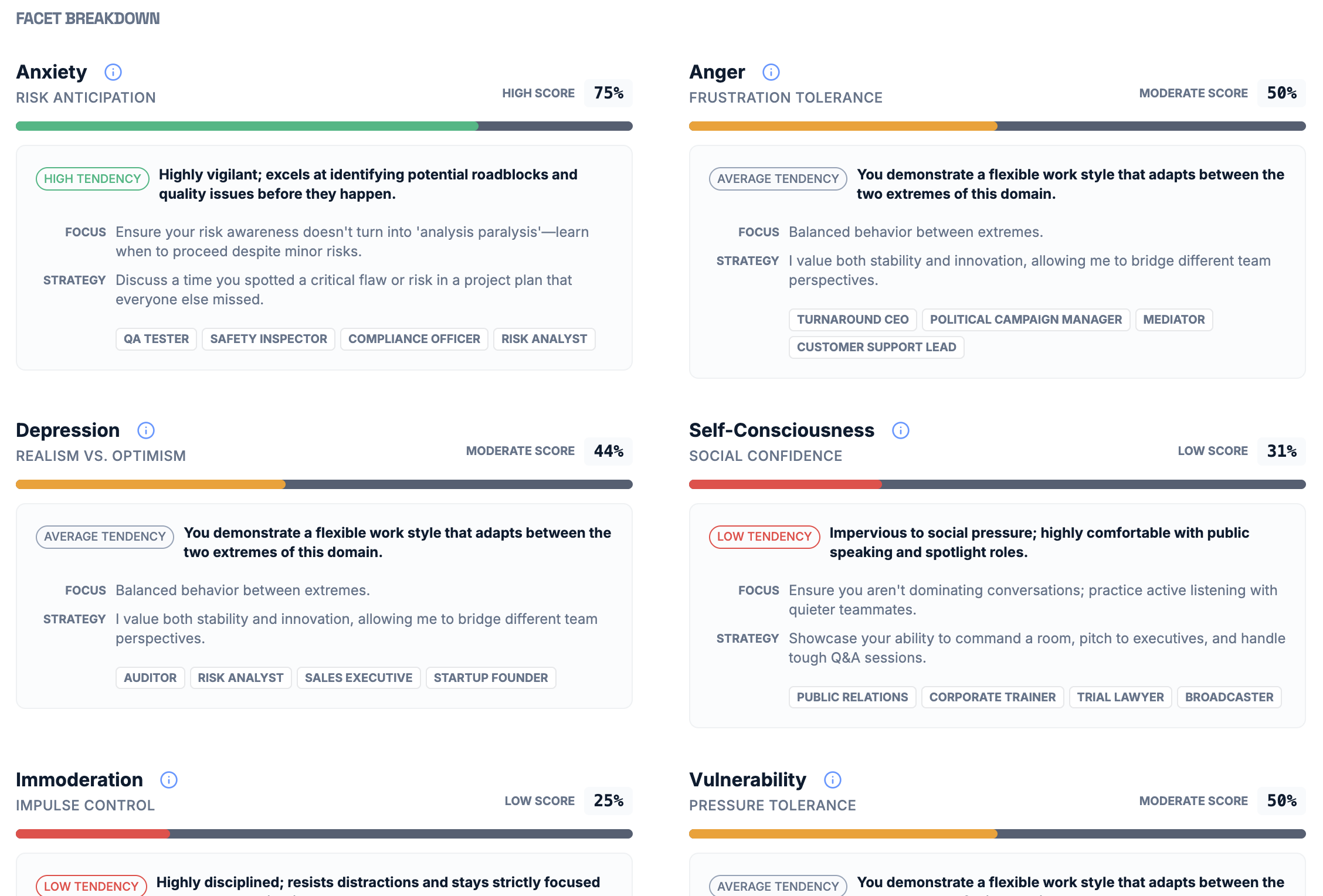 Screenshot 4 of WorkFive - Free Assessment for Work