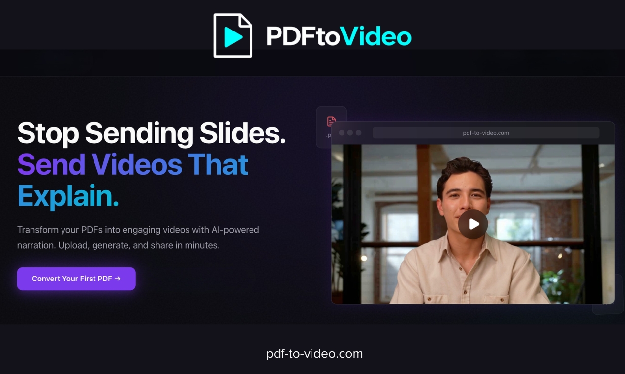 Screenshot 2 of PDFtoVideo