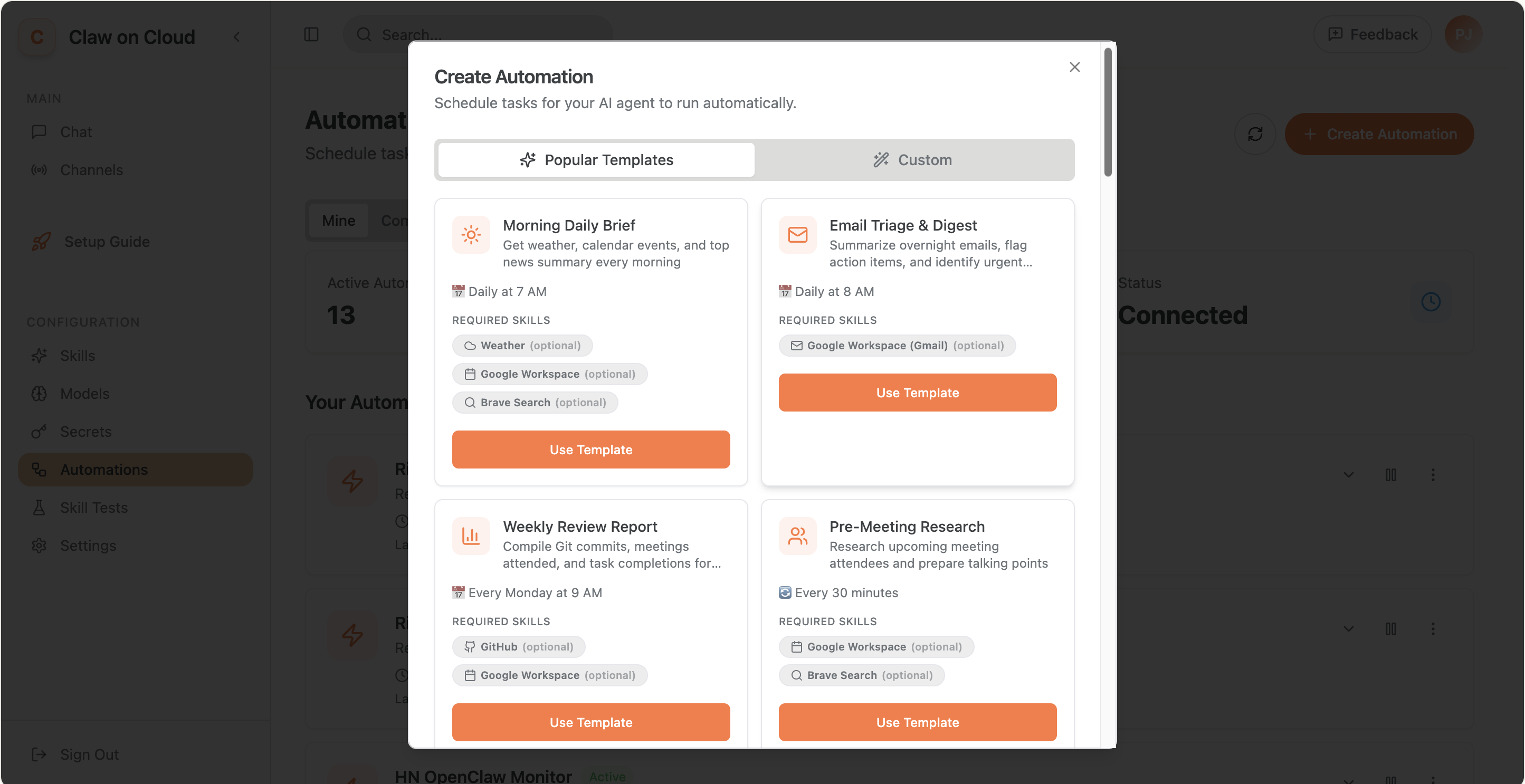 Screenshot 1 of Claw on cloud Openclaw but secure