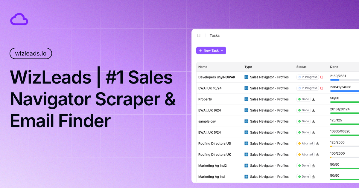 Screenshot 1 of WizLeads