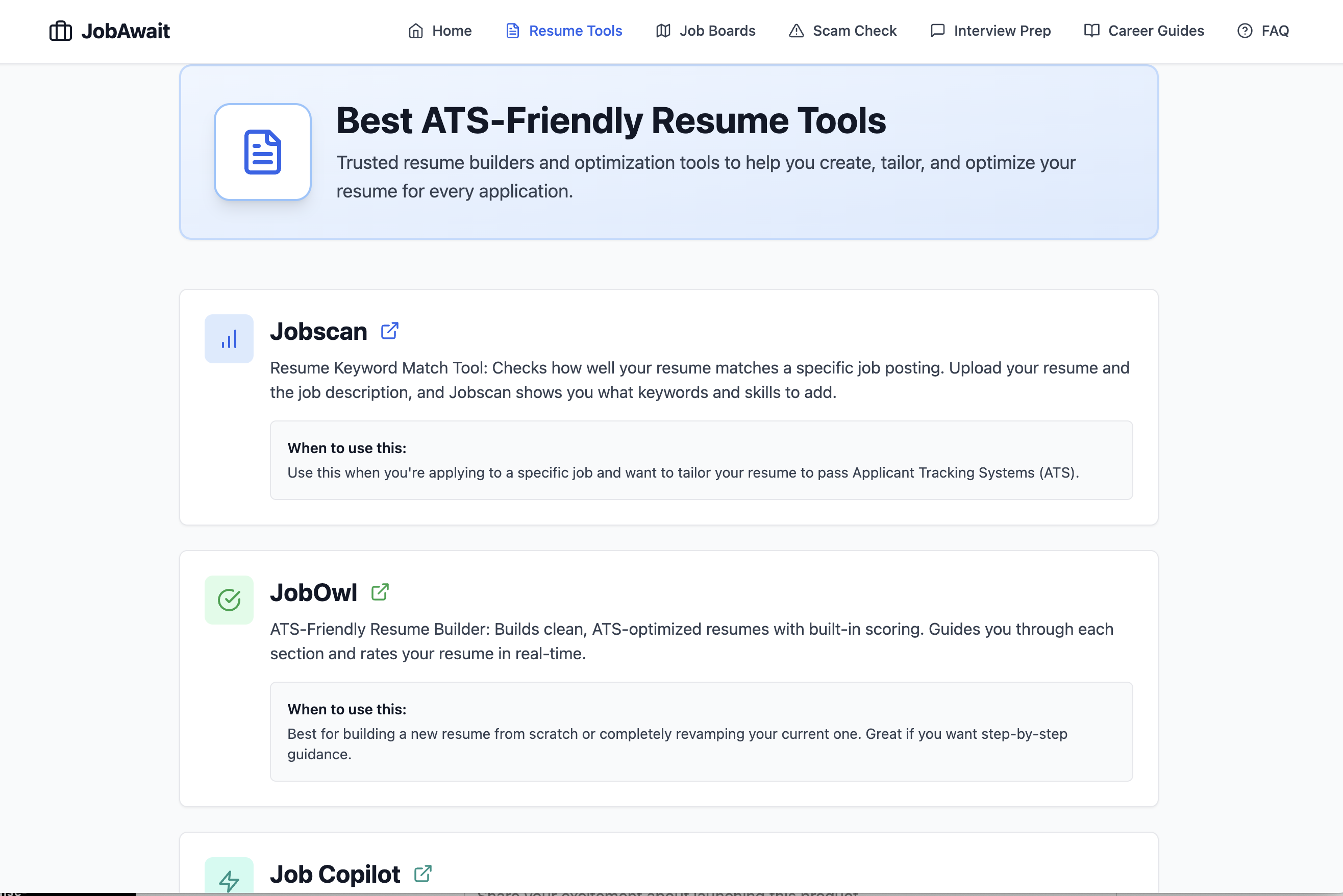 Screenshot 2 of JobAwait