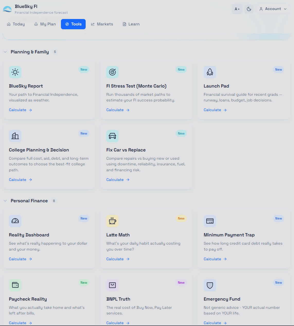 Screenshot 6 of Blue Sky FI (Financial Independence)
