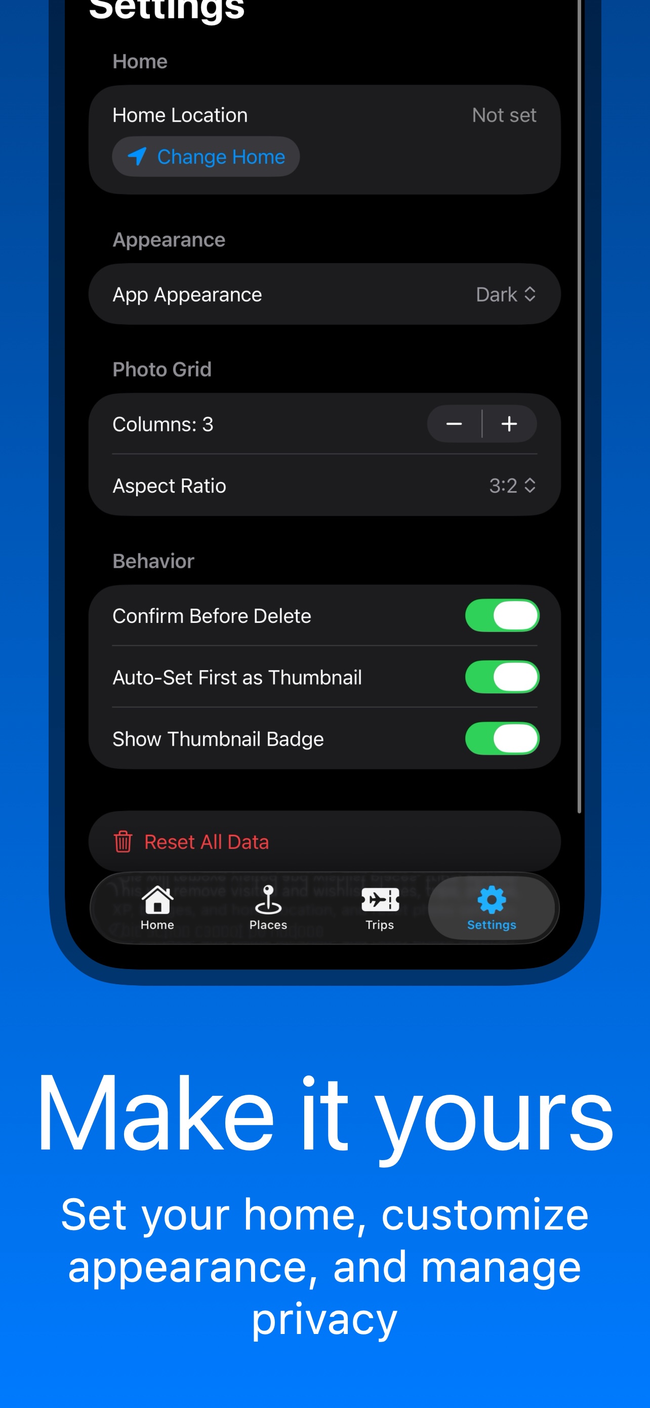 Screenshot 4 of Travel Tracker