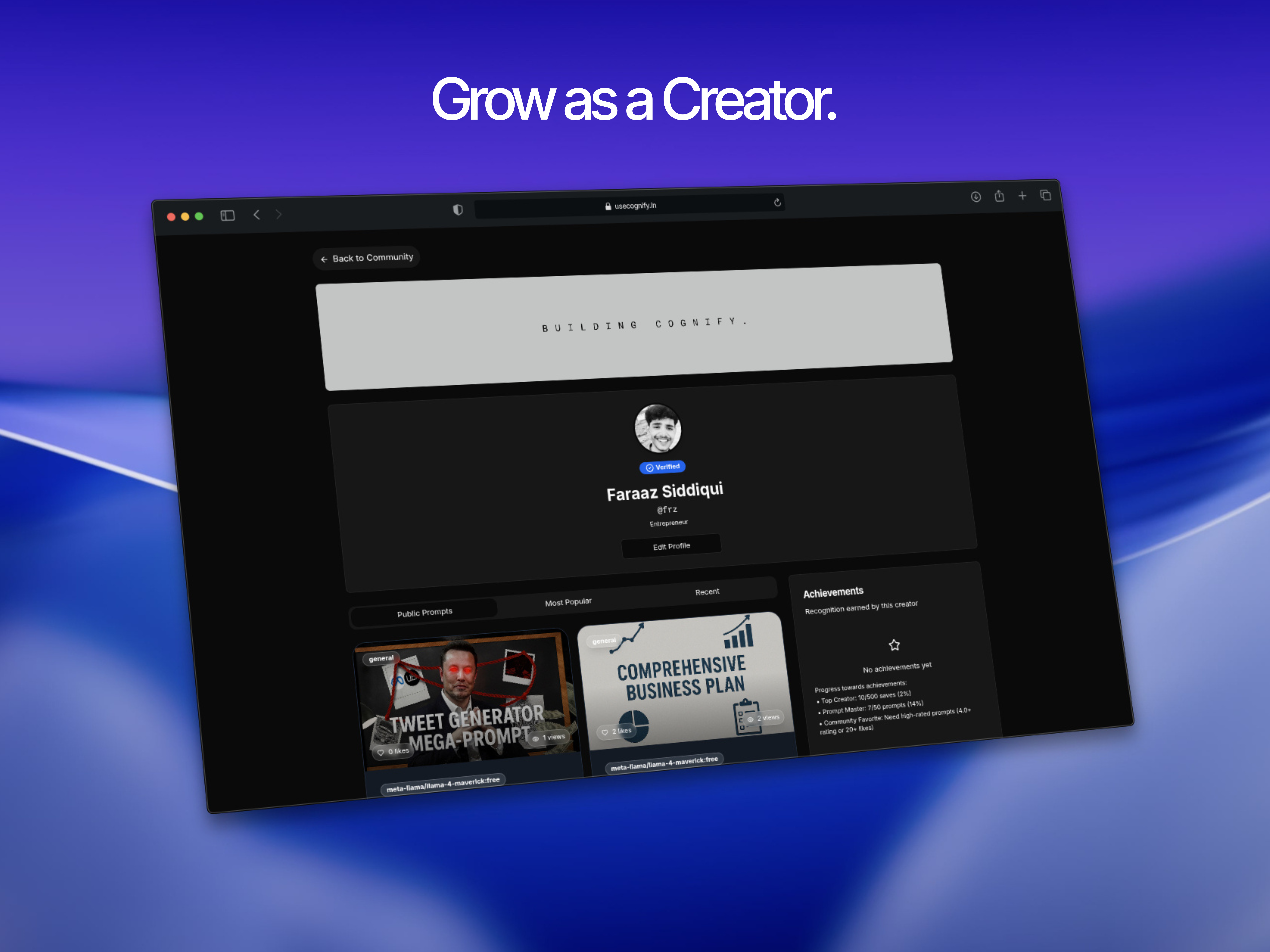 Screenshot 7 of Cognify - AI Prompt Platform