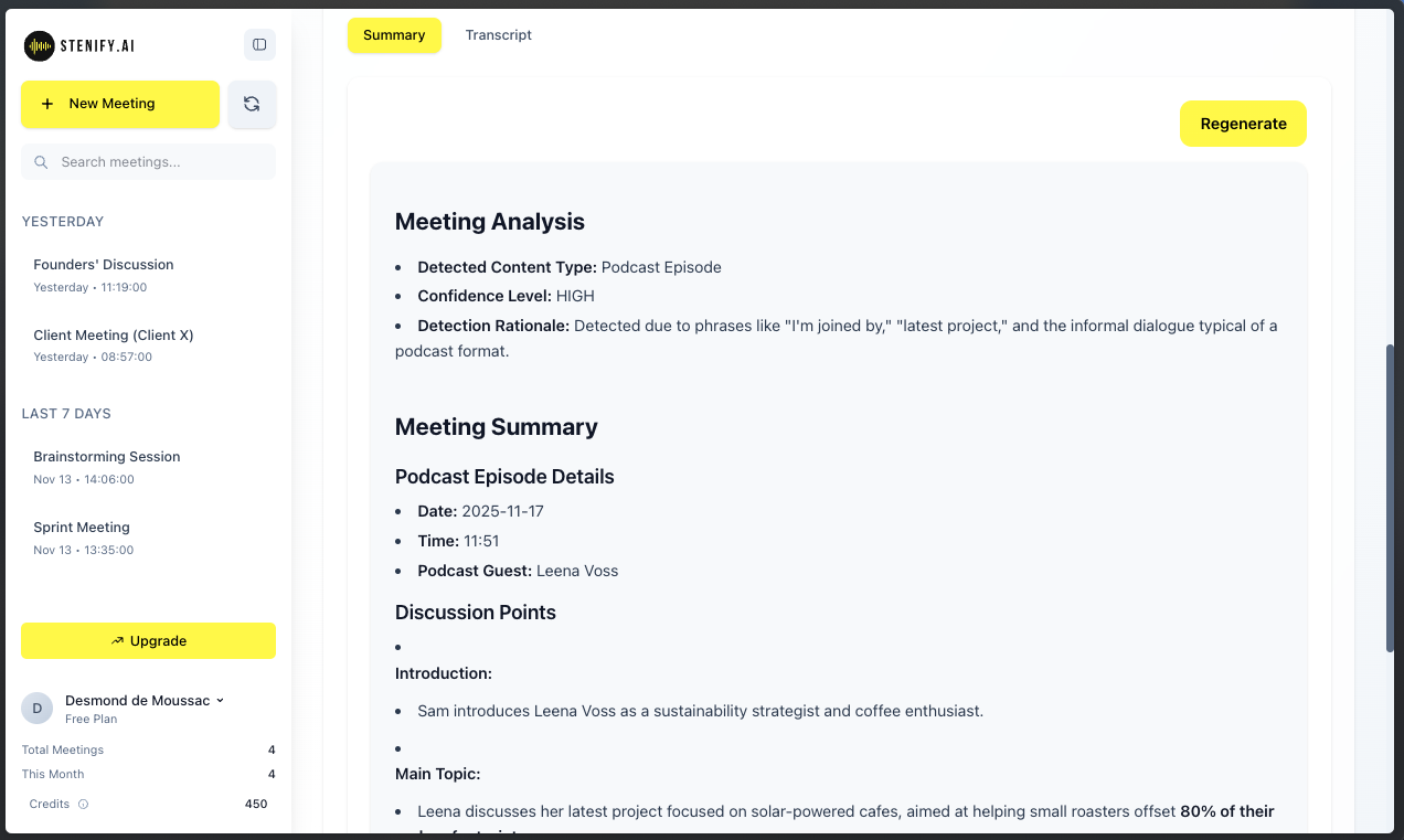 Screenshot 6 of StenifyAI