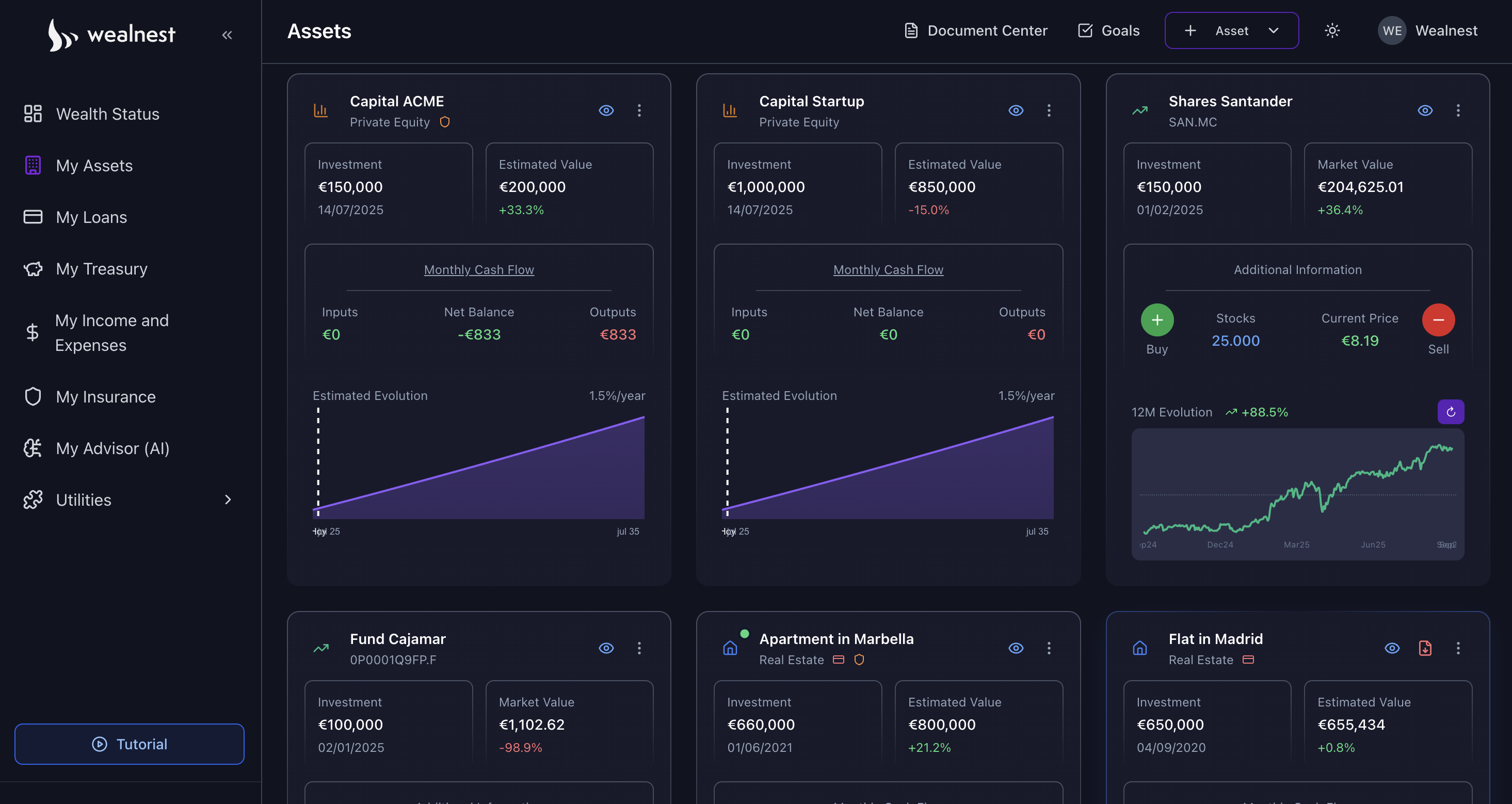 Screenshot 3 of Wealnest - Wealth Management Platform