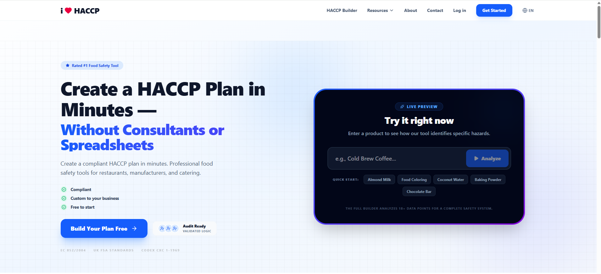 Screenshot 1 of iLoveHACCP