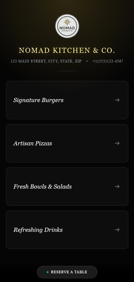 Screenshot 2 of QR Menu Generator