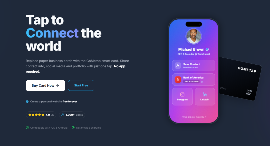 Screenshot 1 of GoMetap