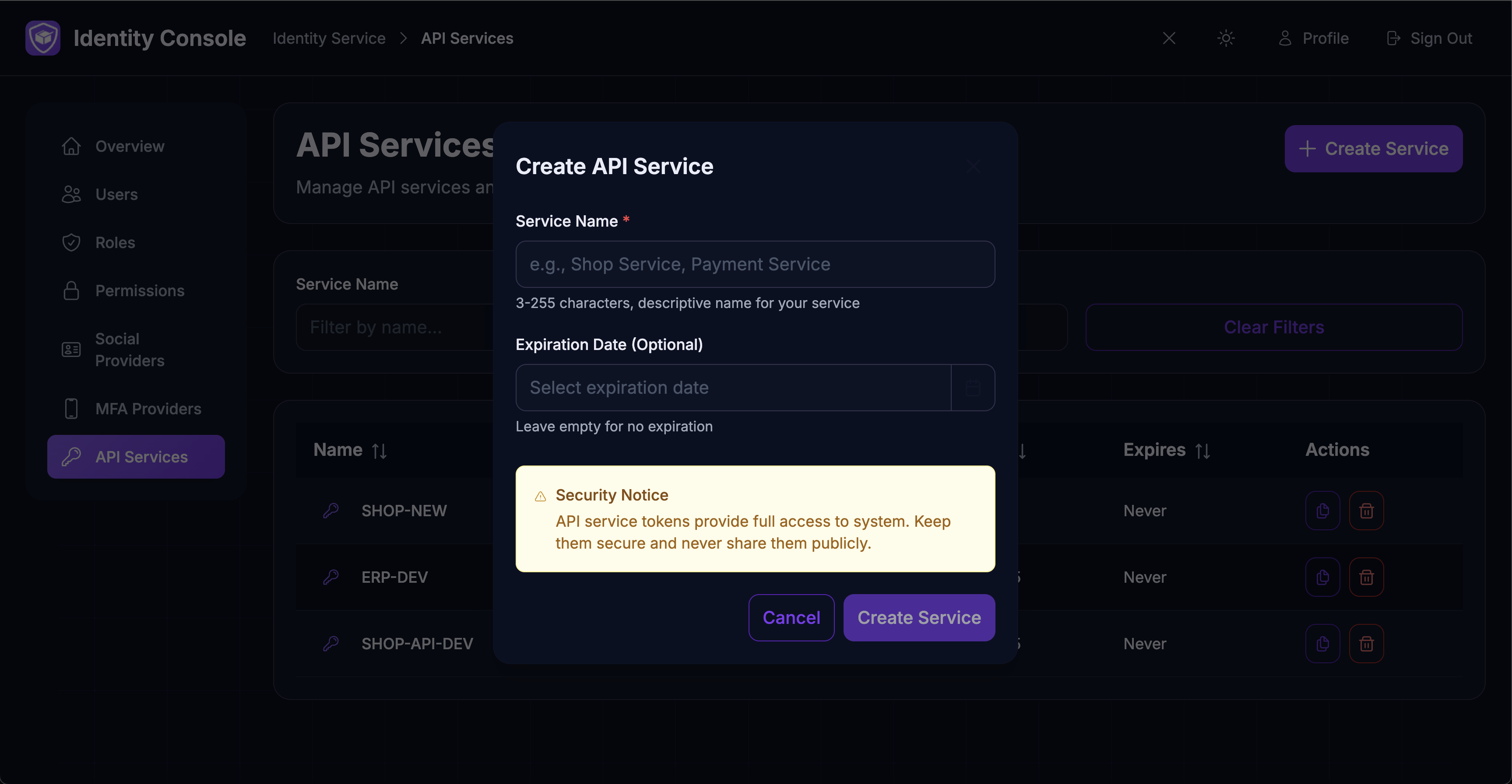 Screenshot 7 of EcomShape Identity — User Management