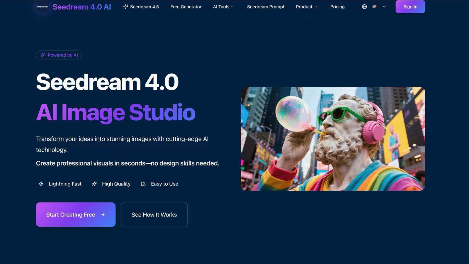 Screenshot 1 of Seedream 4.0