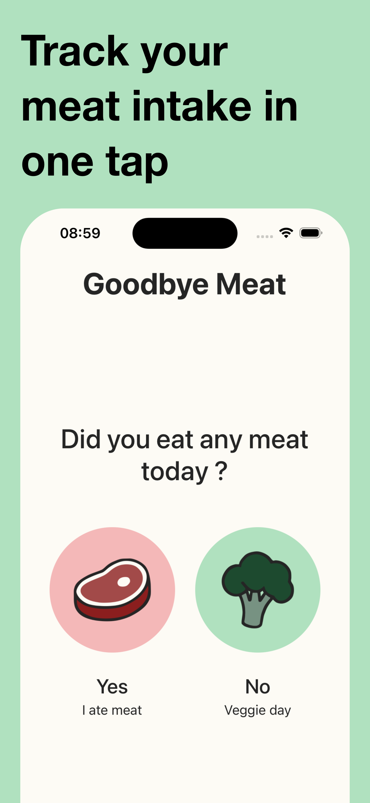 Screenshot 1 of Goodbye Meat