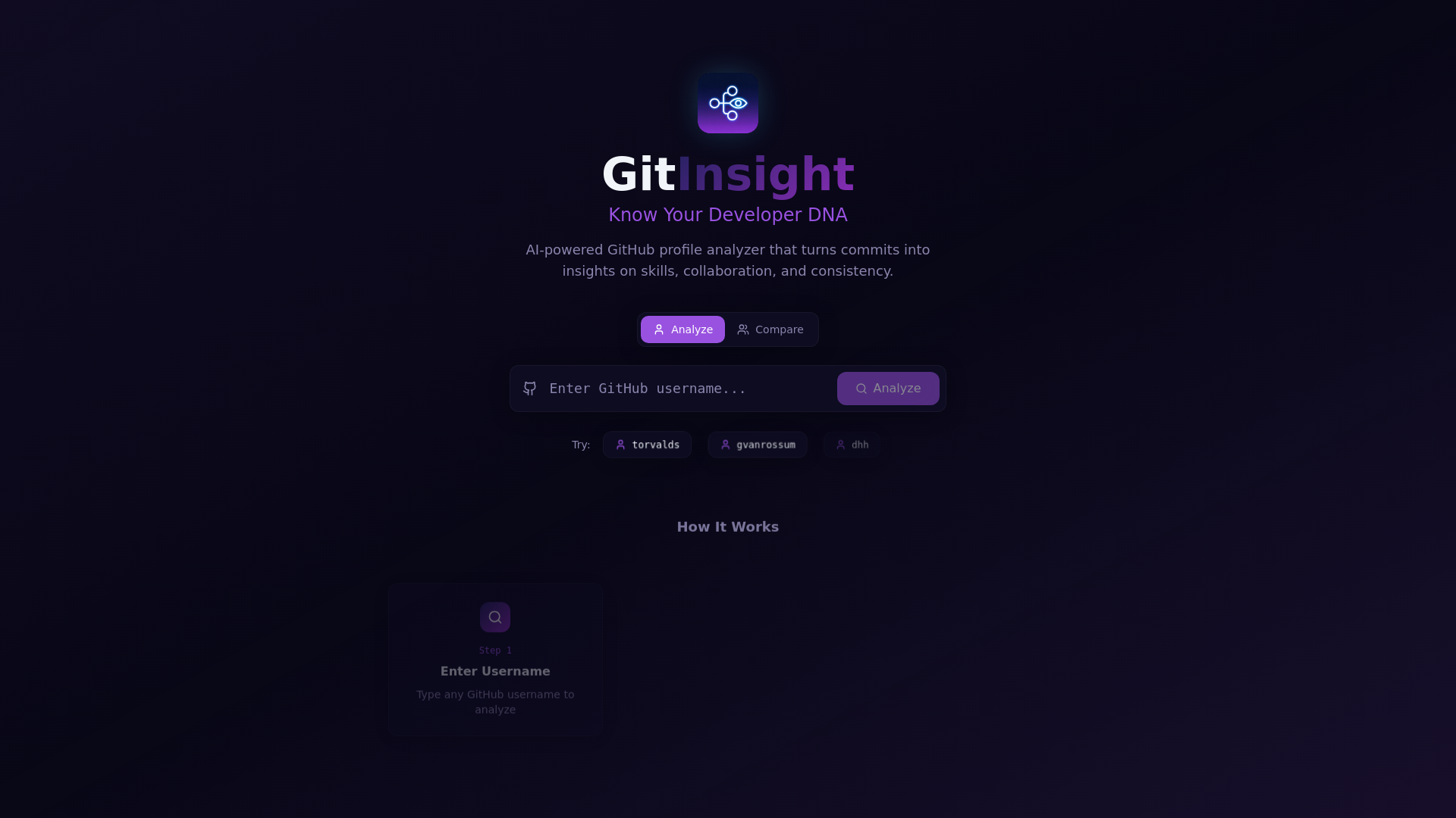 Screenshot 1 of GitInsight