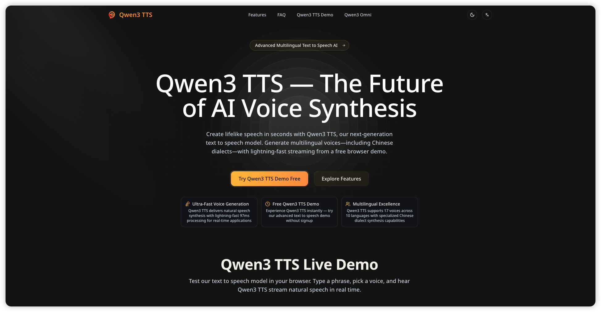 Screenshot 3 of Qwen3 TTS