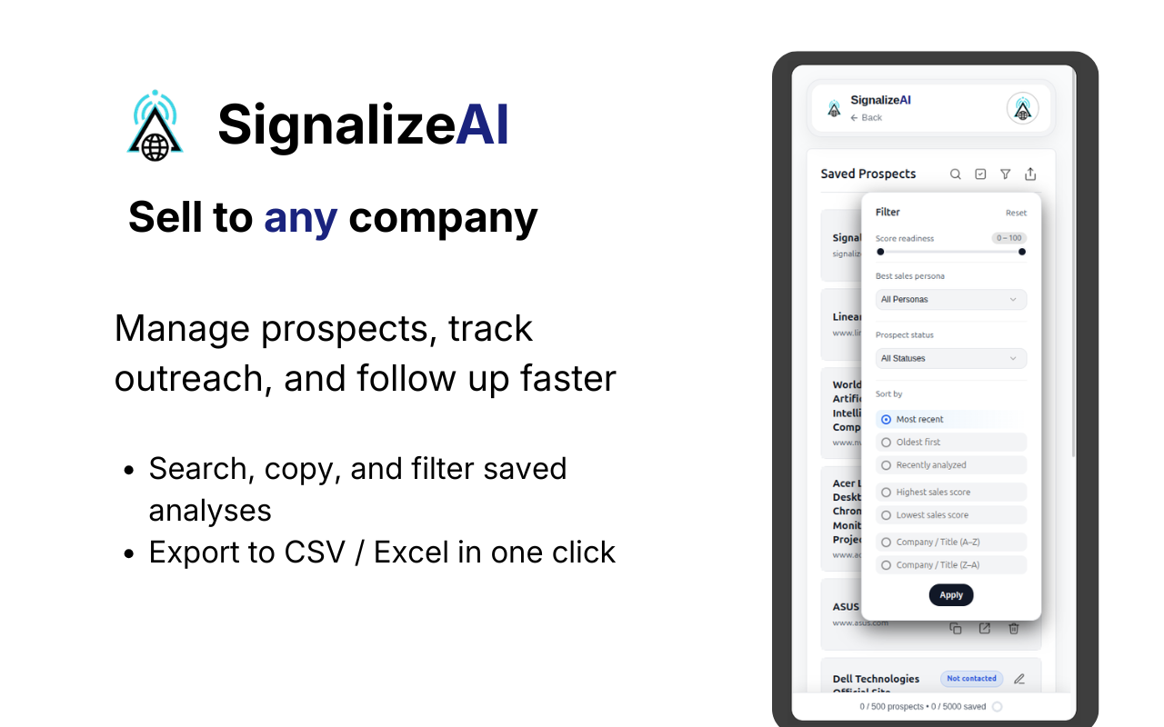Screenshot 4 of SignalizeAI