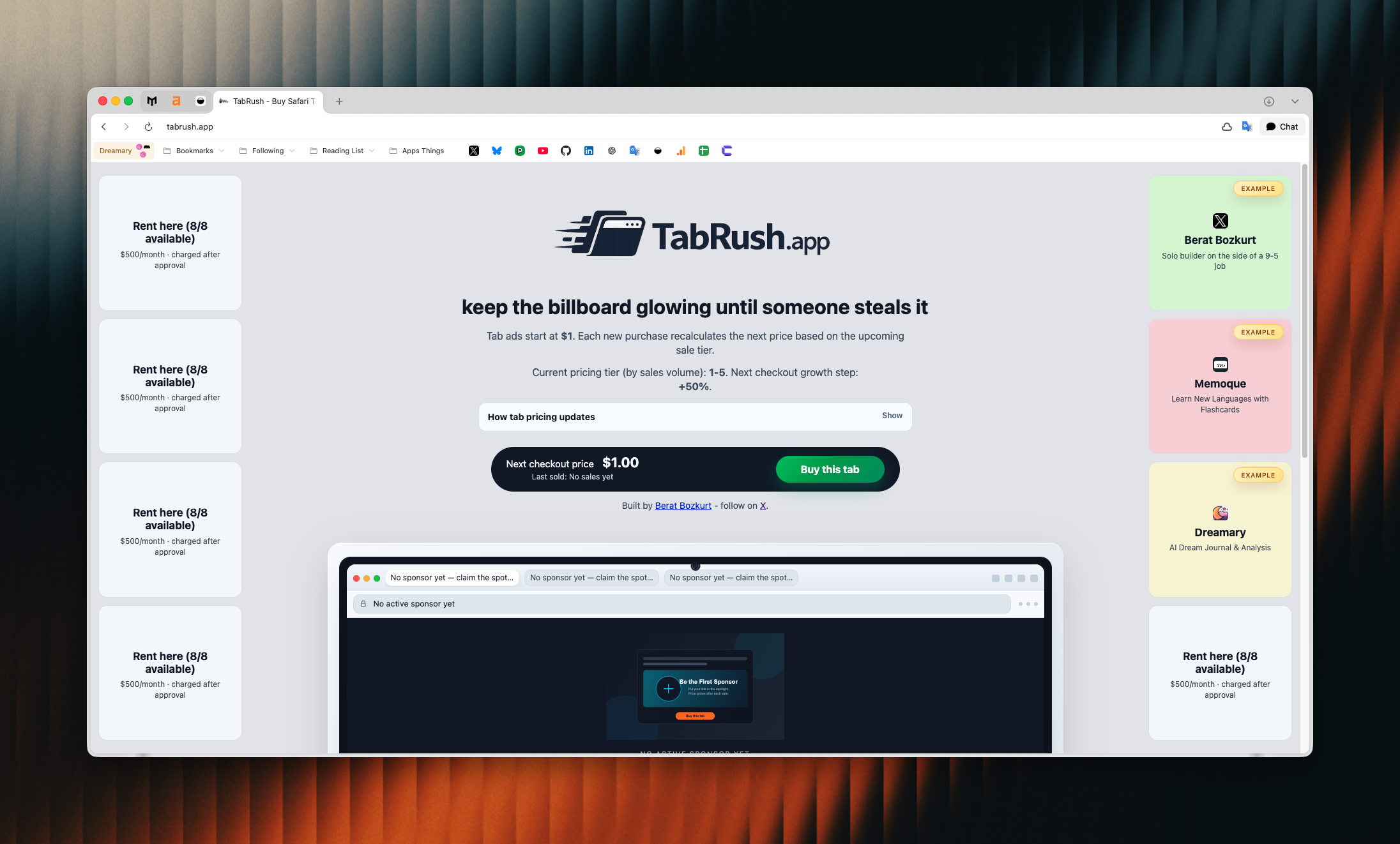 Screenshot 3 of TabRush - Be fast and publish your ads