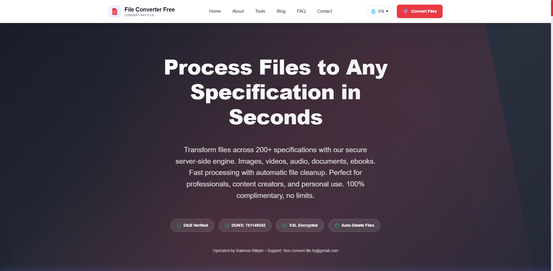Screenshot 1 of Free File Converter
