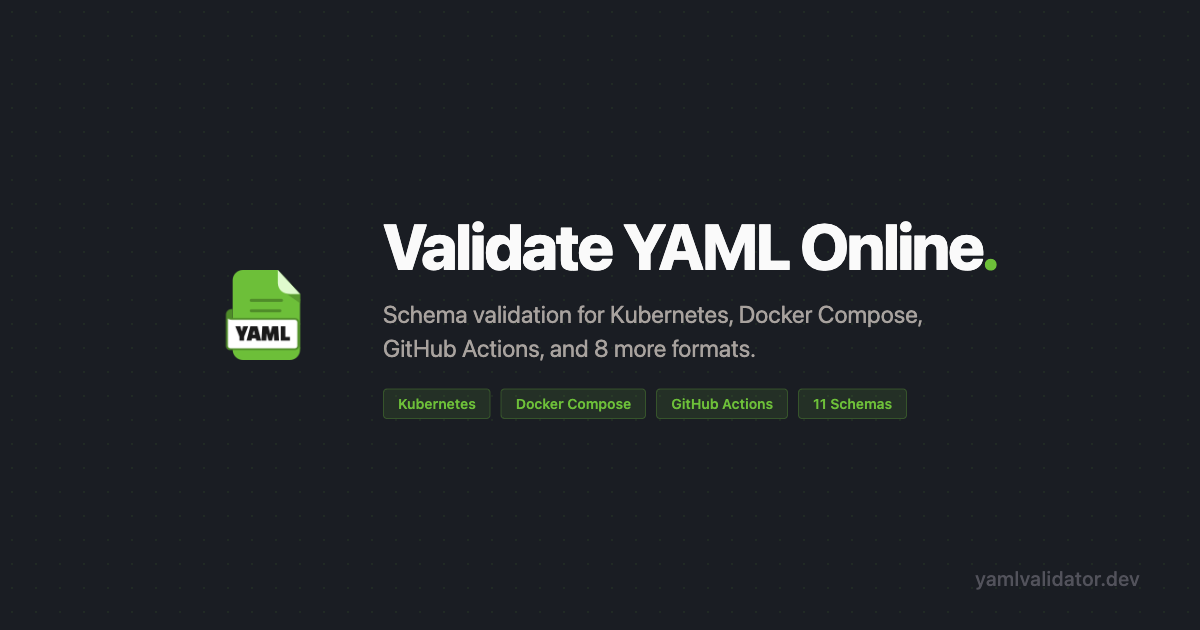 Screenshot 1 of YAML Validator