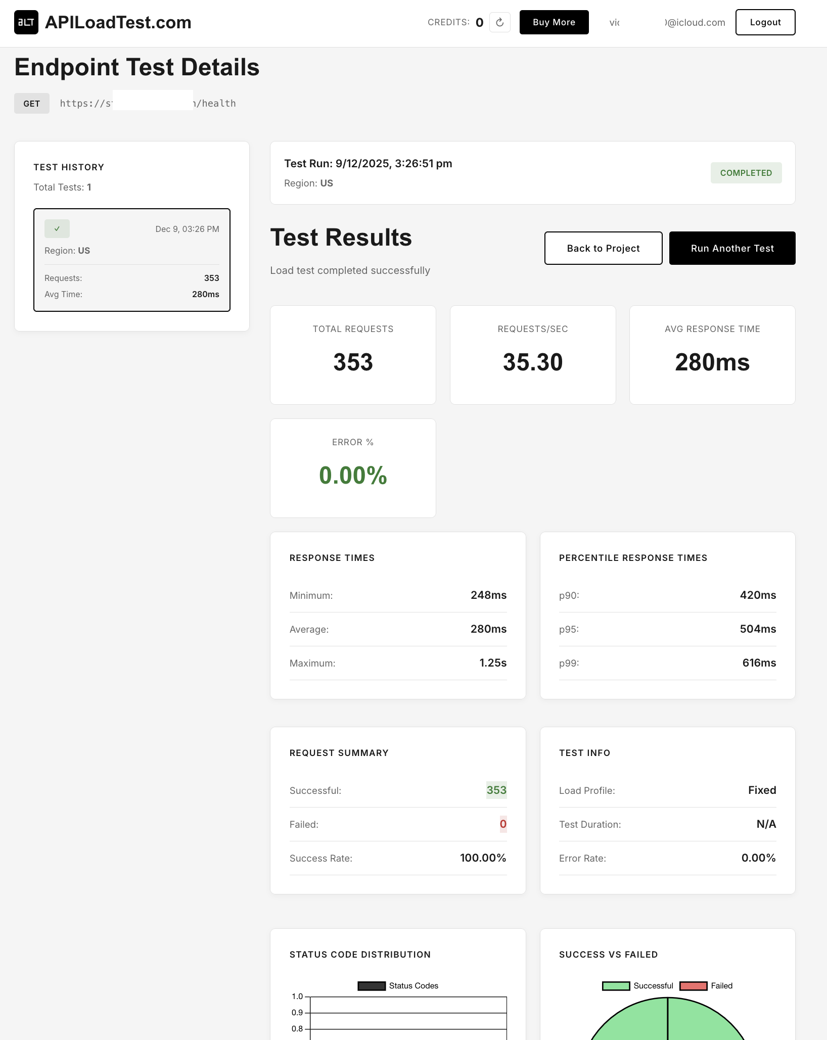 Screenshot 3 of APILoadTest.com
