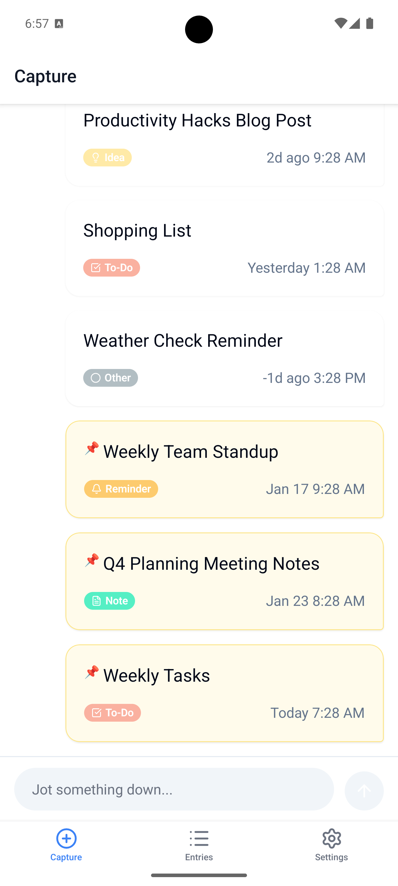 Screenshot 2 of Jotter