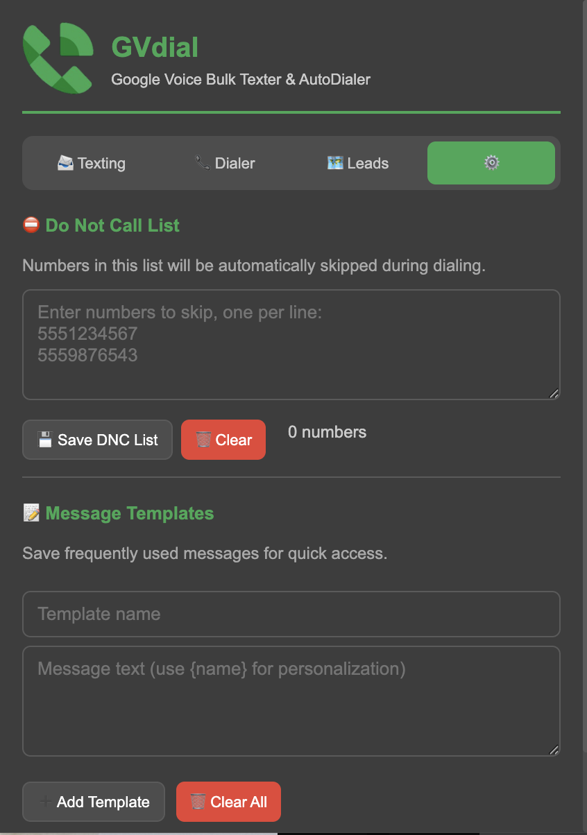 Screenshot 4 of Gvdial