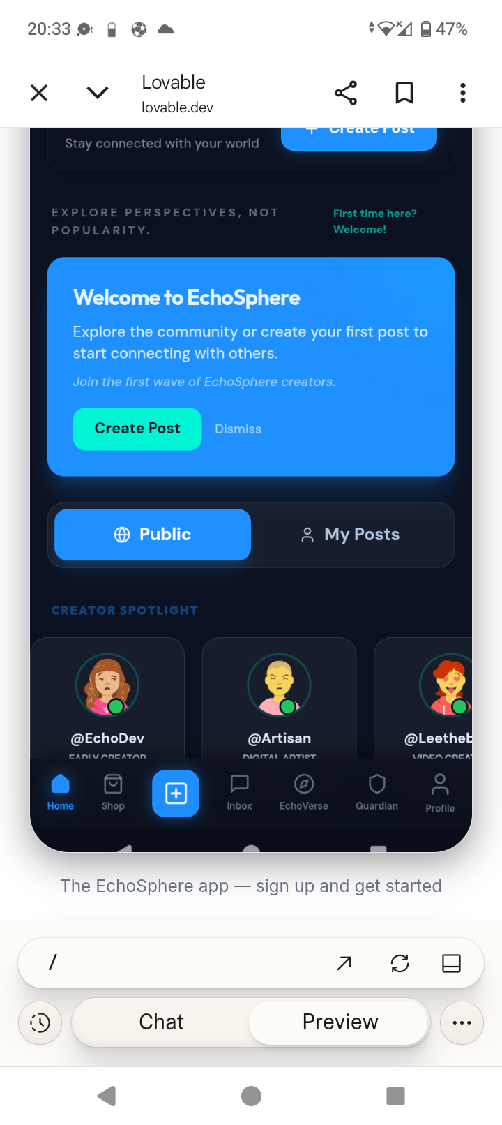 Screenshot 2 of Echosphere 