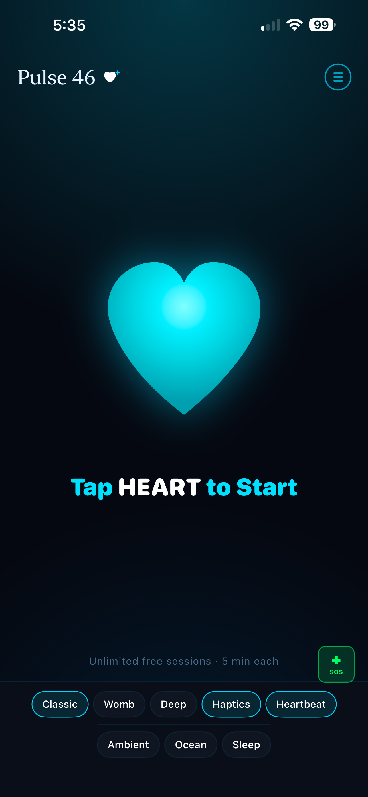 Screenshot 3 of Pulse 46 - Anxiety/Panic Attack Relief