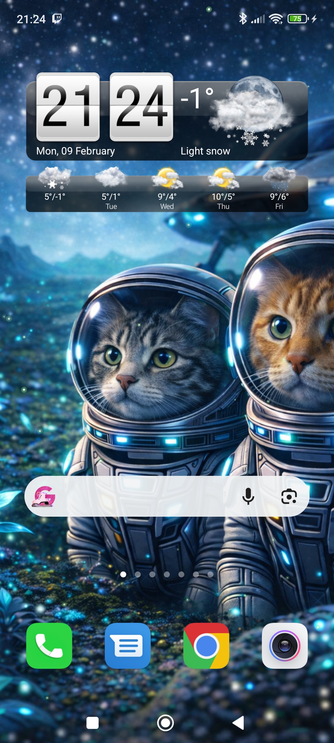 Screenshot 5 of Magic Cats Themes for Android