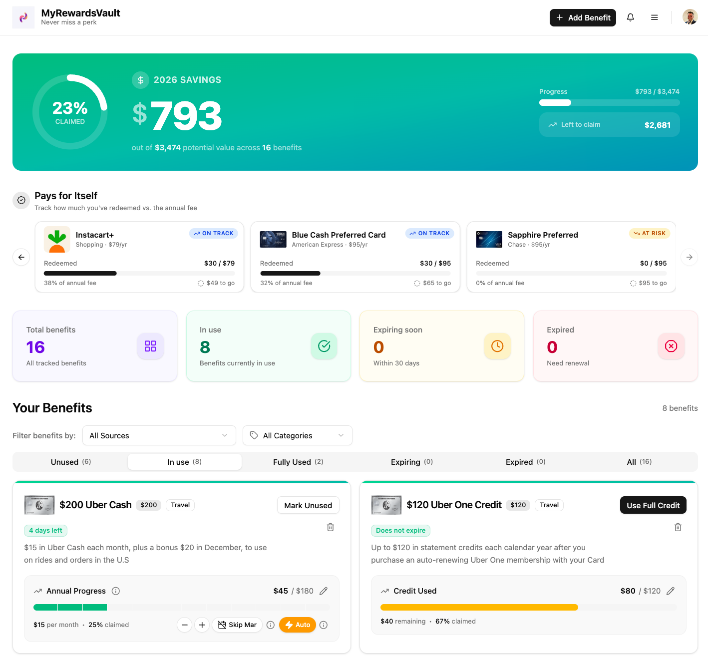 Screenshot 2 of MyRewardsVault
