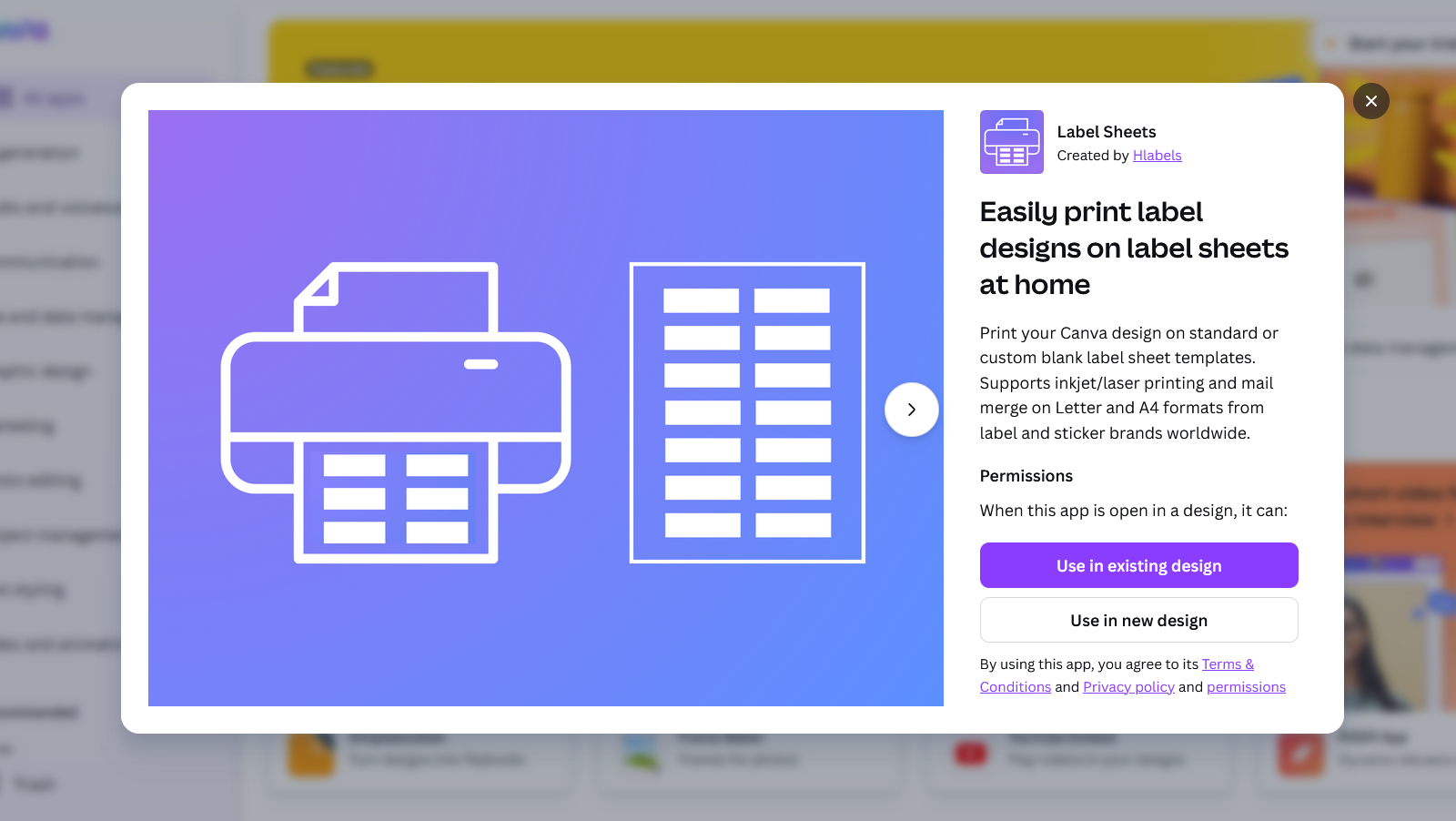 Screenshot 5 of Hlabels.com