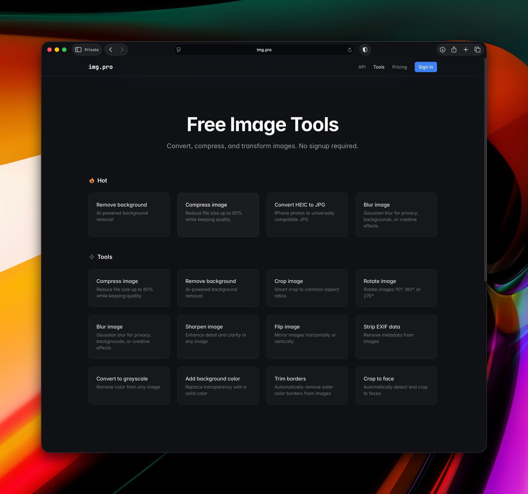 Screenshot 2 of img.pro