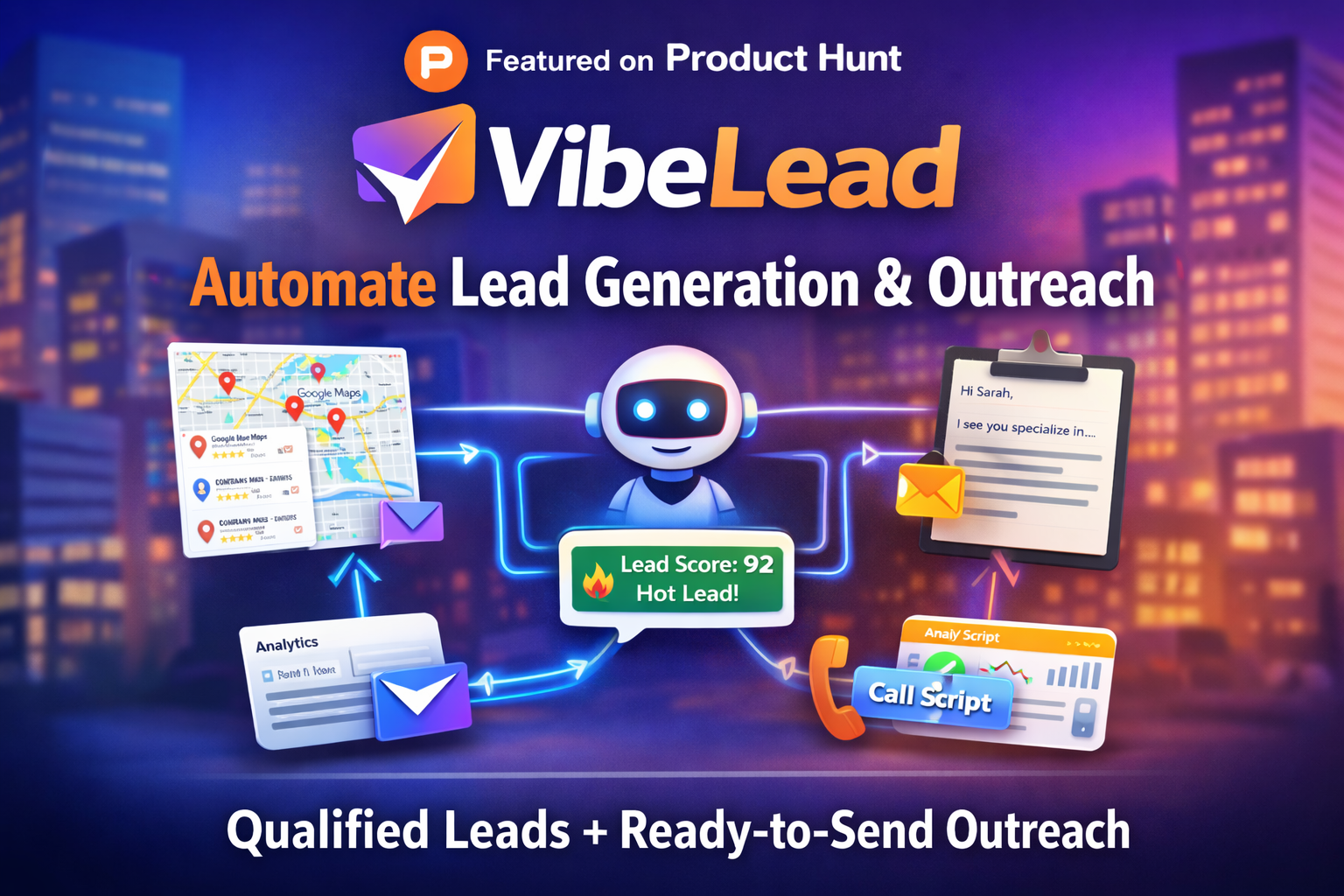 Screenshot 3 of VibeLead | AI-Powered Sales Lead Plat