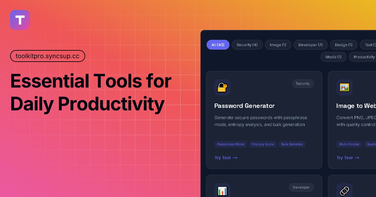 Screenshot 1 of ToolKit Pro