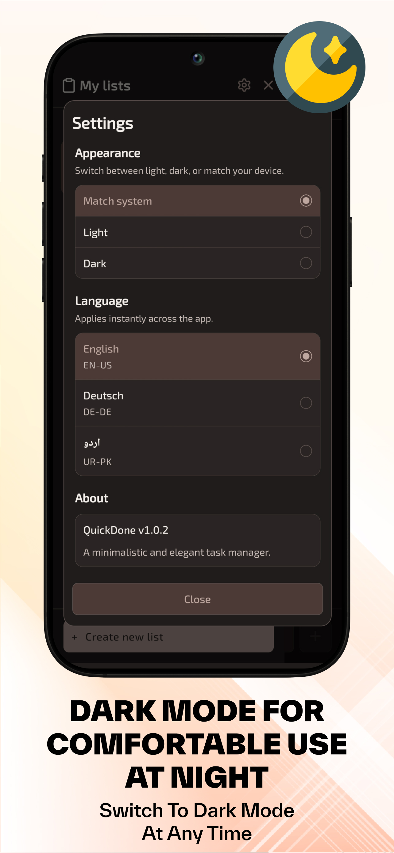 Screenshot 9 of QuickDone: Minimalistic To-Do List