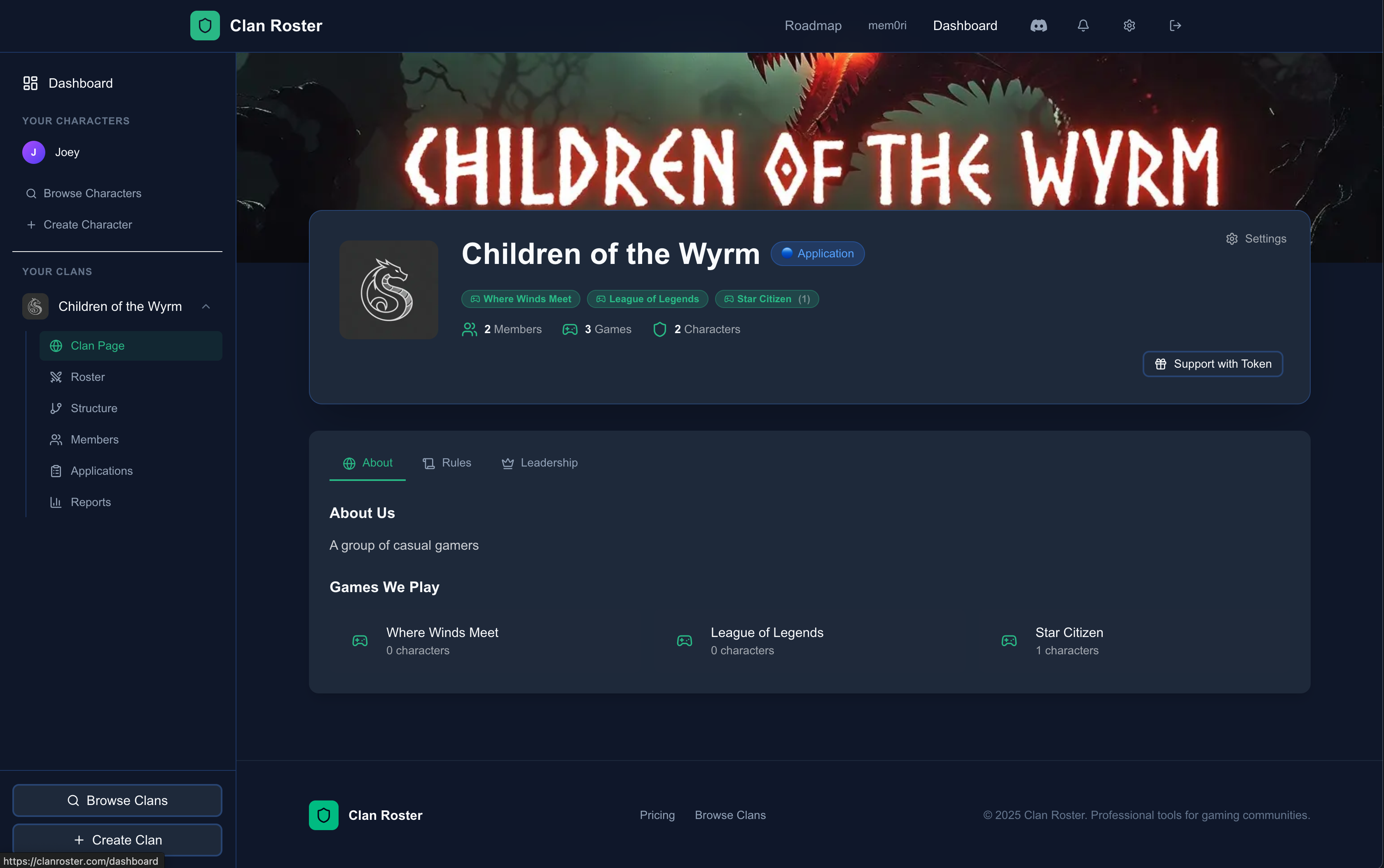 Screenshot 2 of Clan Roster