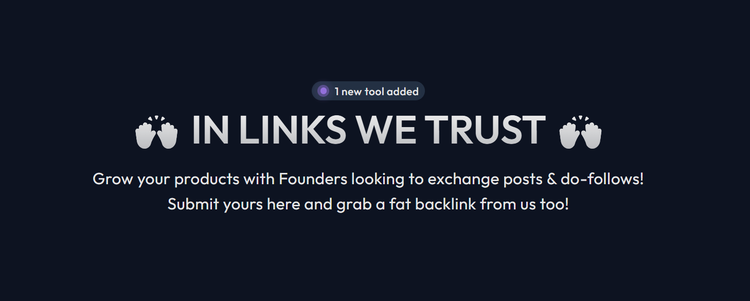 Screenshot 1 of In Links We Trust